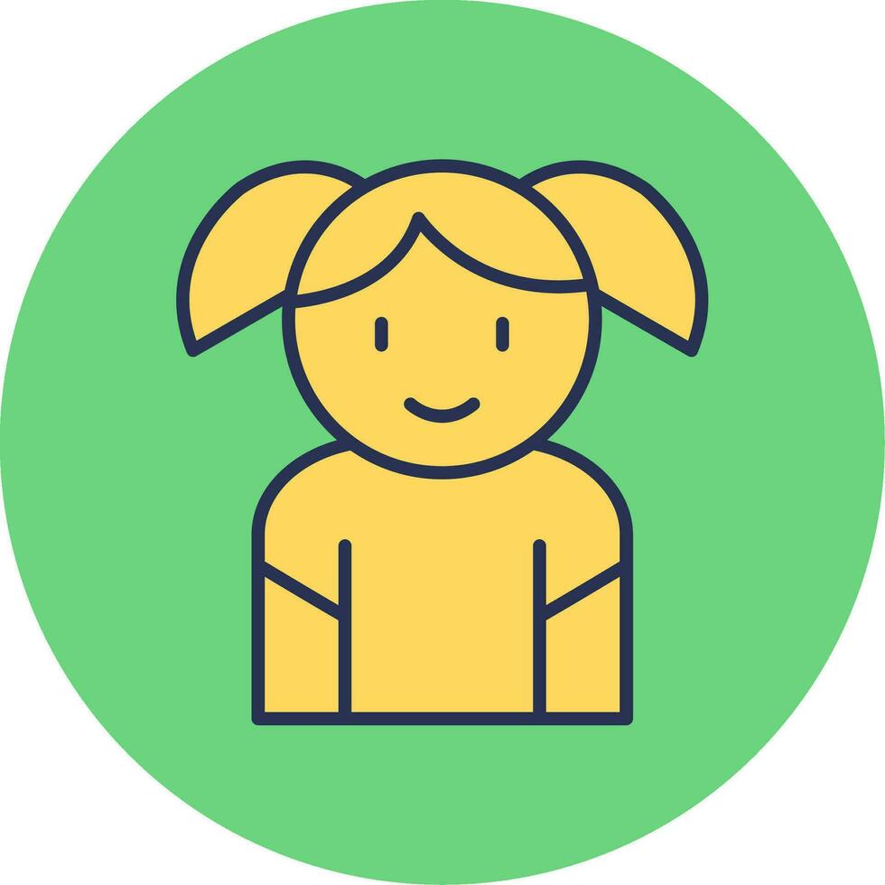 Girl Vector Icon
