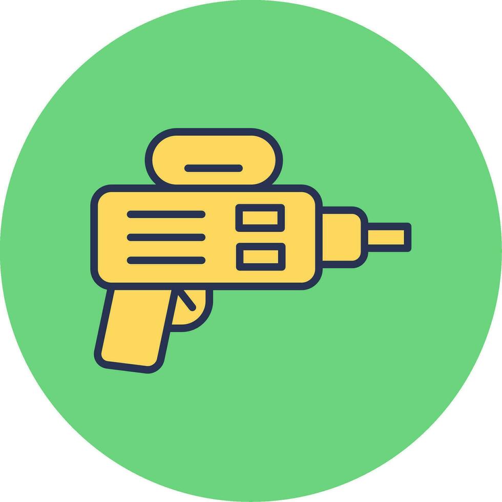 icono de vector de pistola de agua