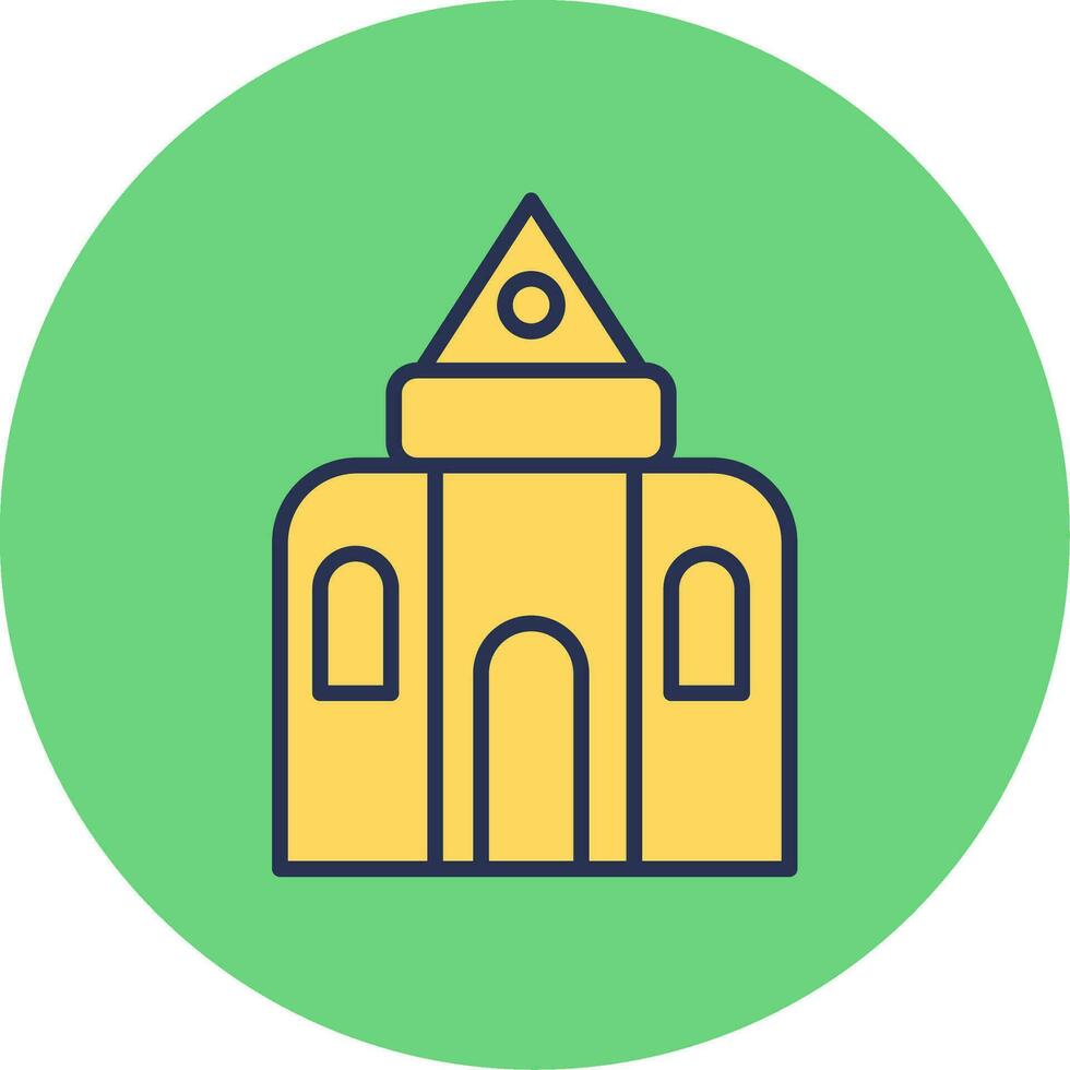 Sand Castle Vector Icon