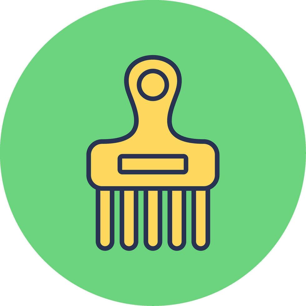 Afro Comb Vector Icon