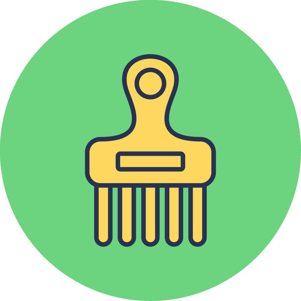 Afro Comb Vector Icon