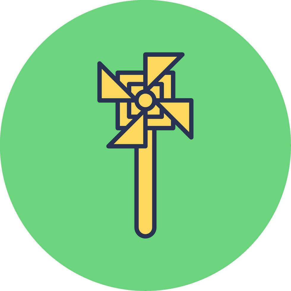 Pinwheel Vector Icon