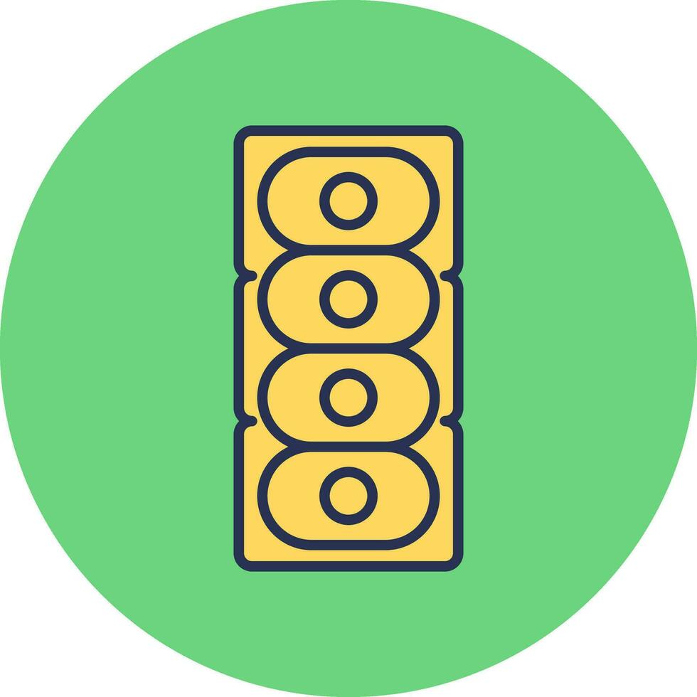 Colonial Diatom Vector Icon