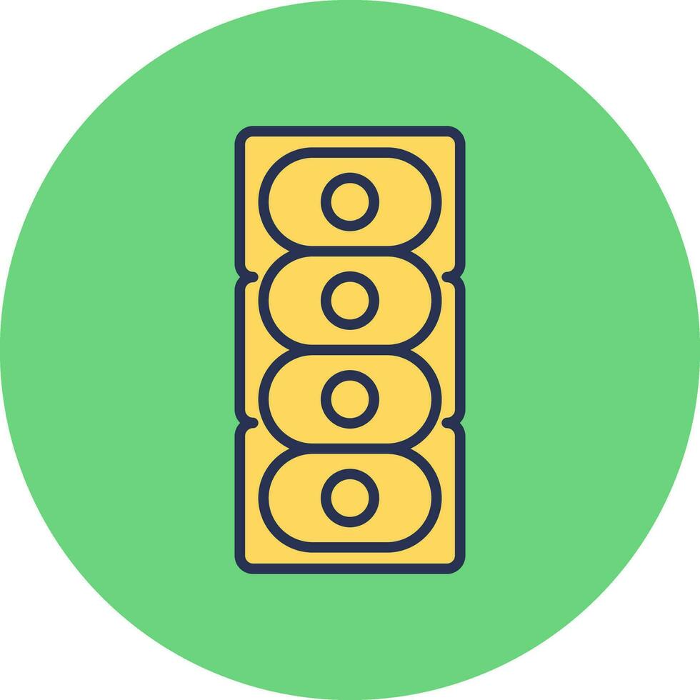 Colonial Diatom Vector Icon