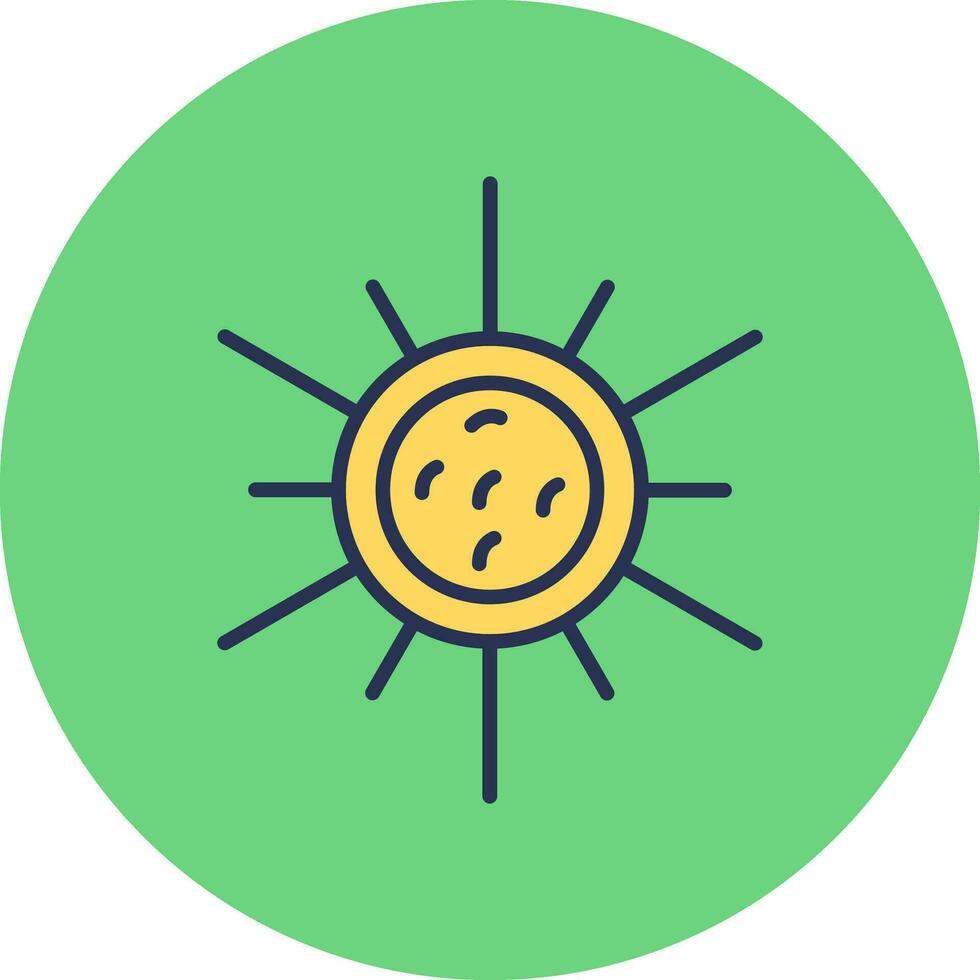 golenkinia radiata Vector Icon