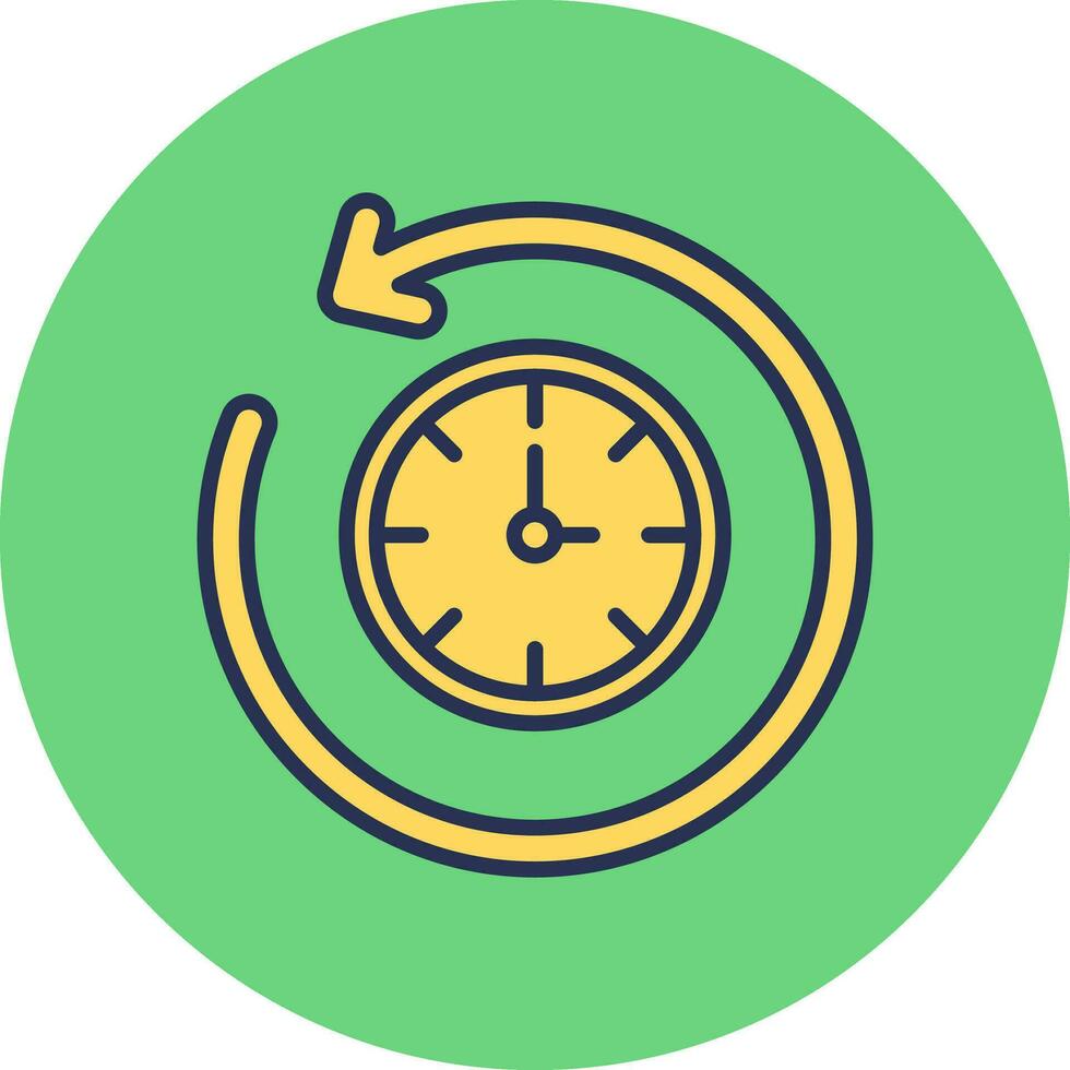 Retrospective Vector Icon