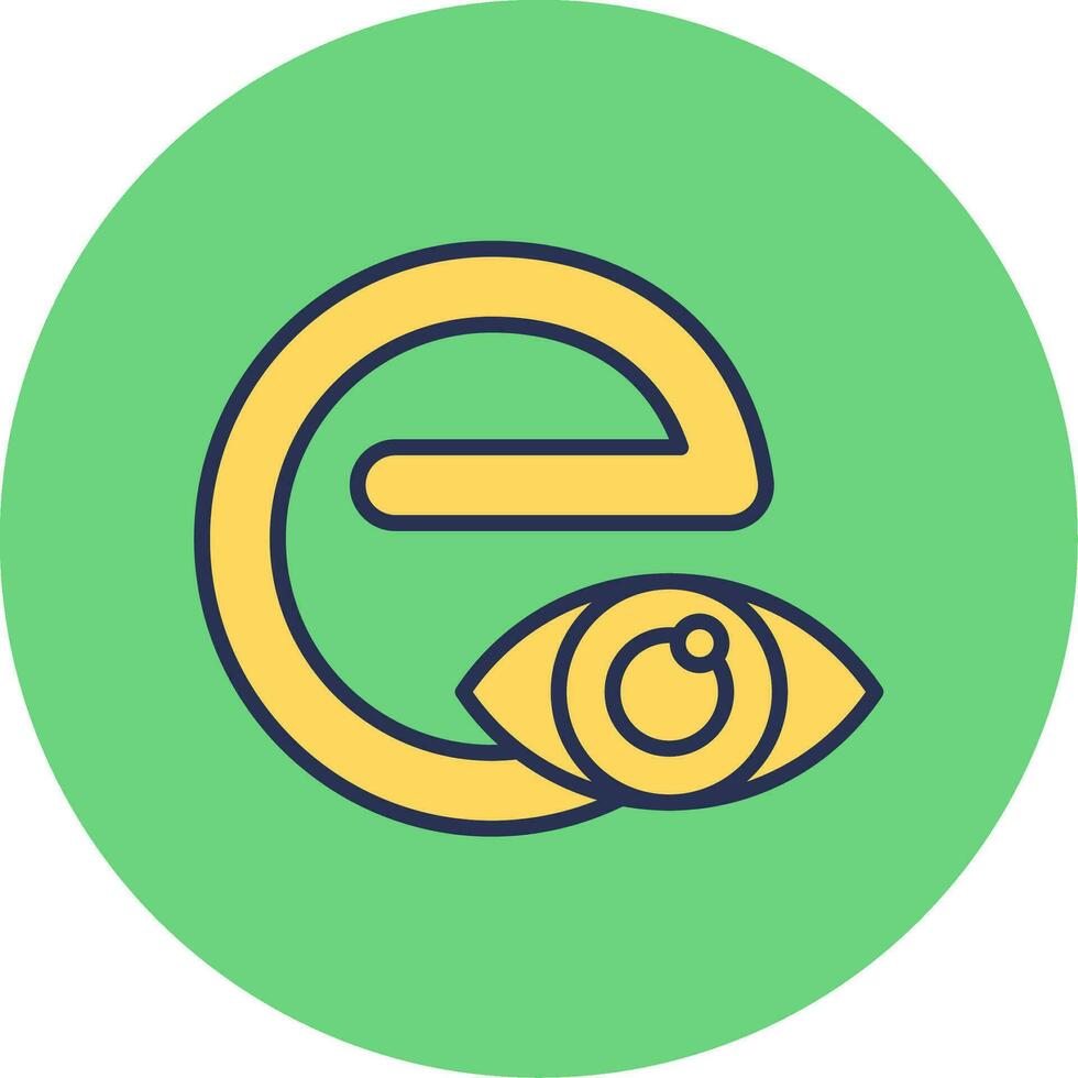 Small E Vector Icon