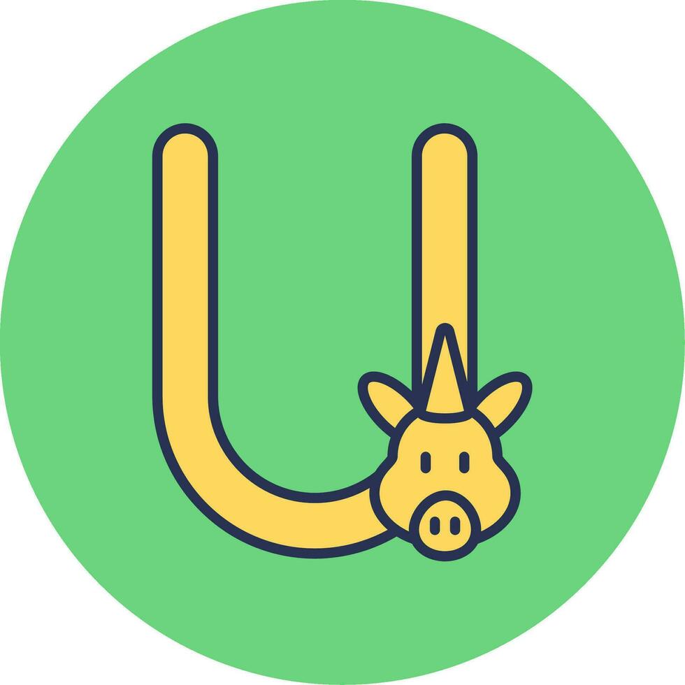 Capital U Vector Icon