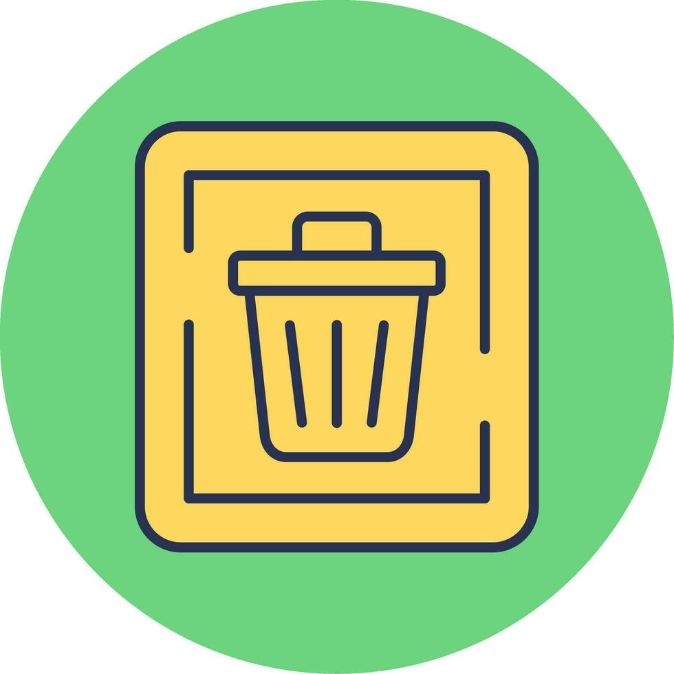 Trash Sign Vector Icon