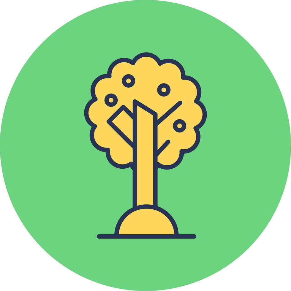 Olive Tree Vector Icon