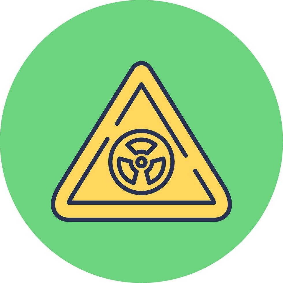 Radioactive Sign Vector Icon
