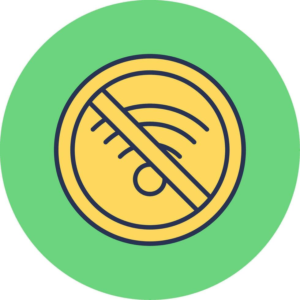 No Wifi Vector Icon