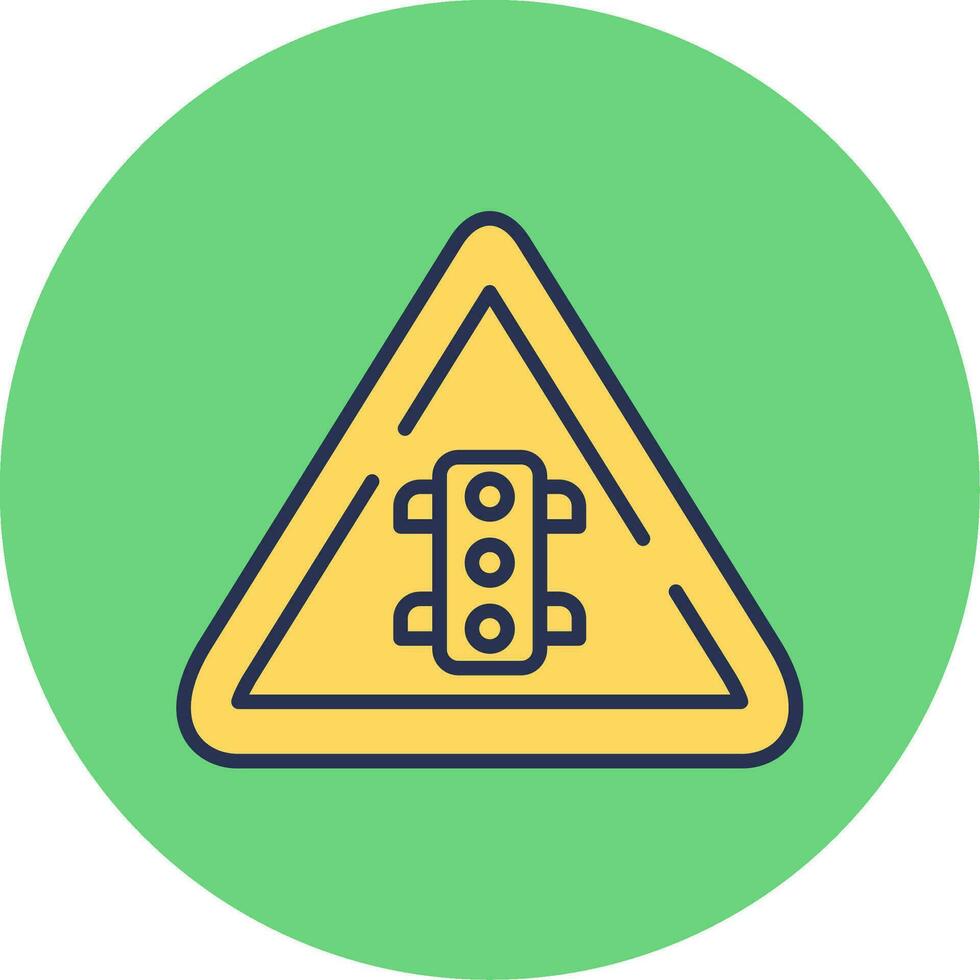 Traffic Light Sign Vector Icon