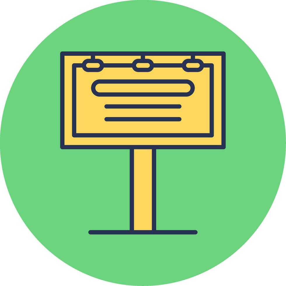 Billboard Vector Icon