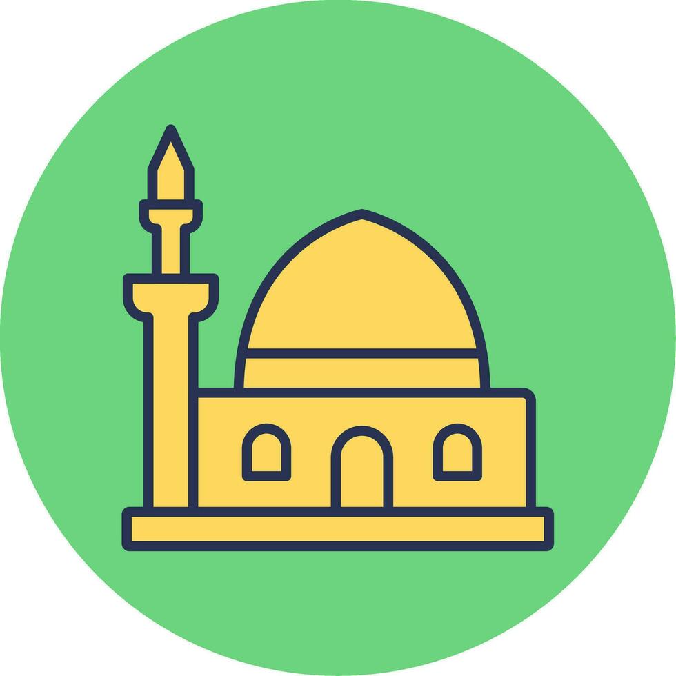 The Prophets Mosque Vector Icon