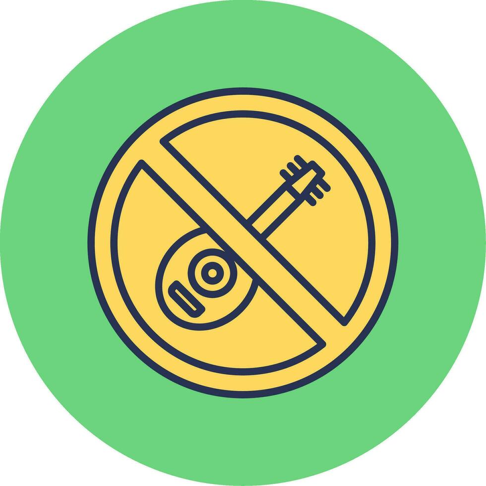 No Lute Vector Icon