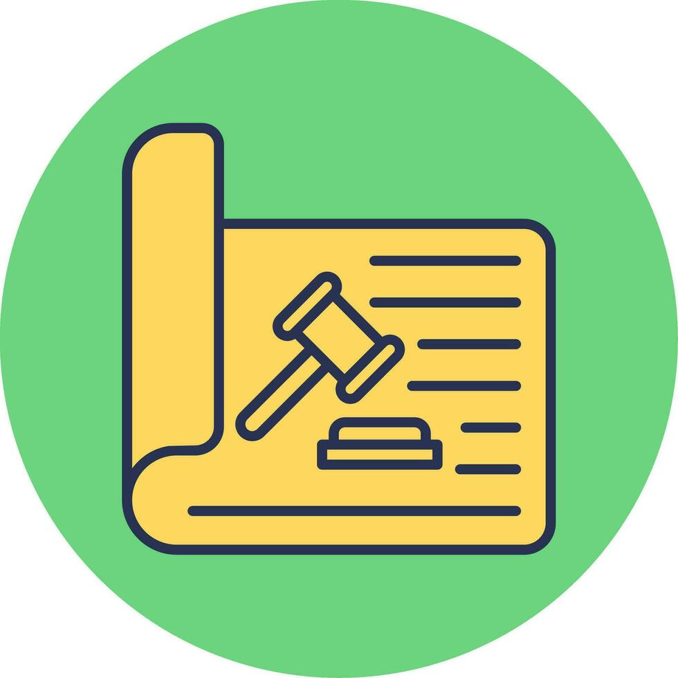 Gavel Vector Icon