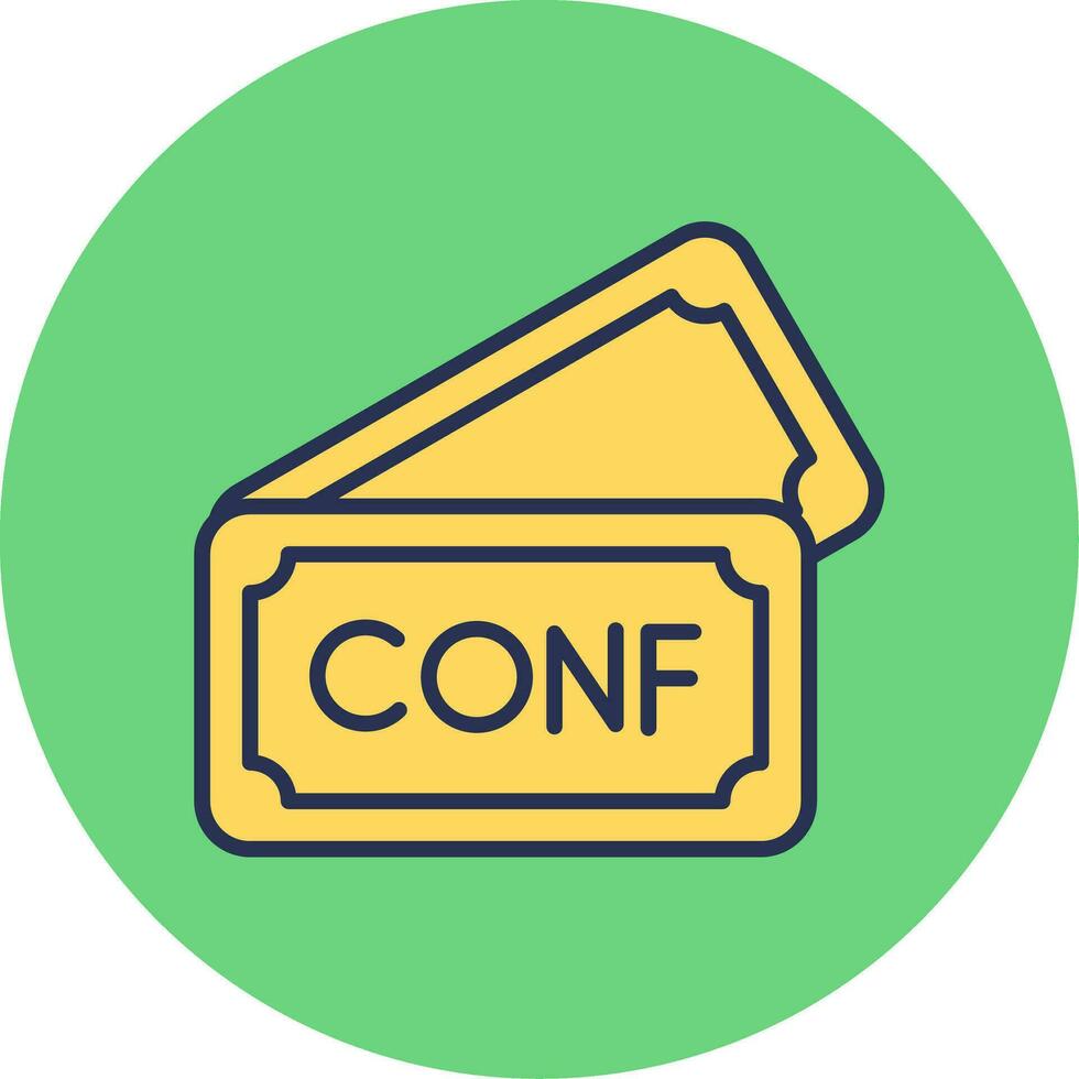 Ticket Vector Icon