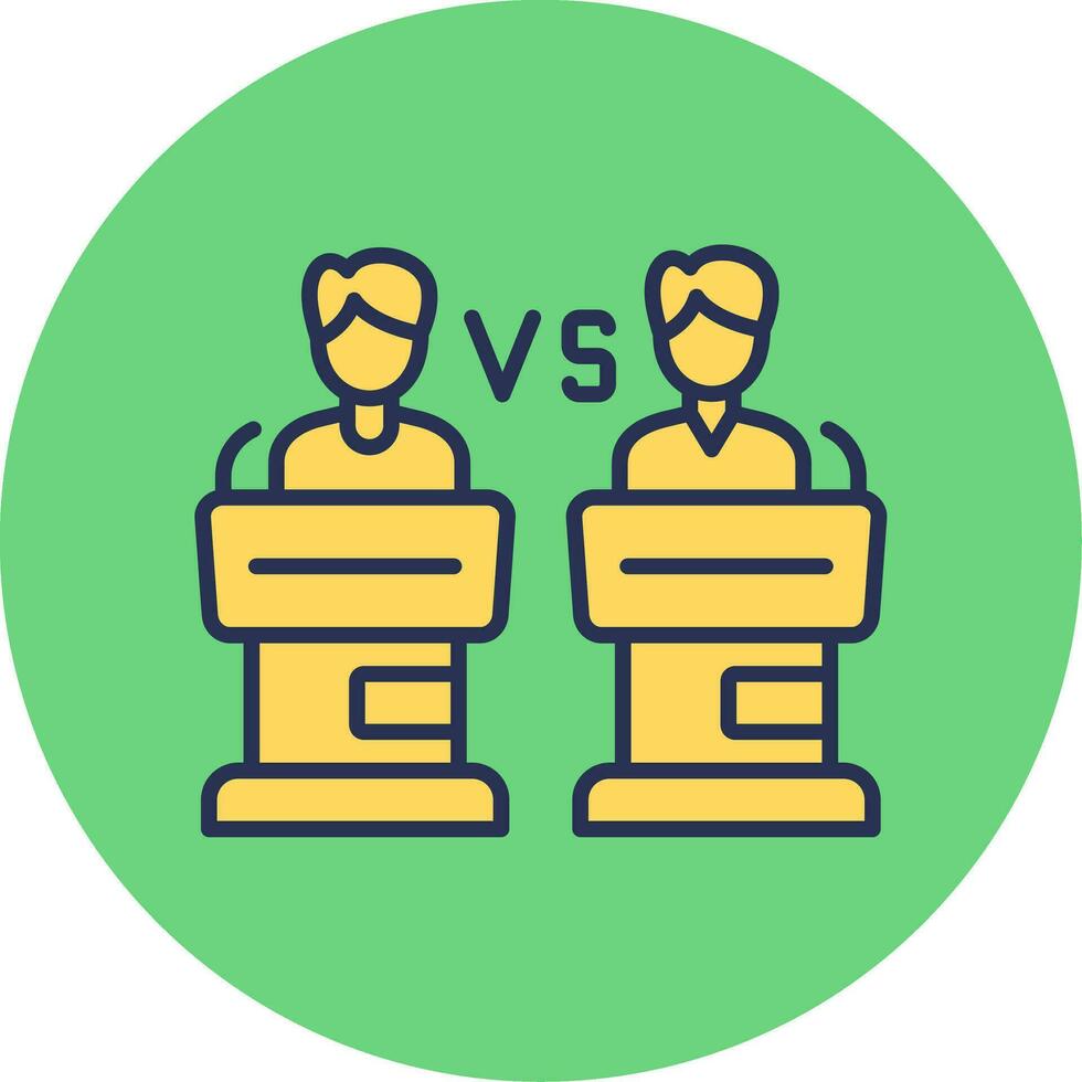 Debate Vector Icon