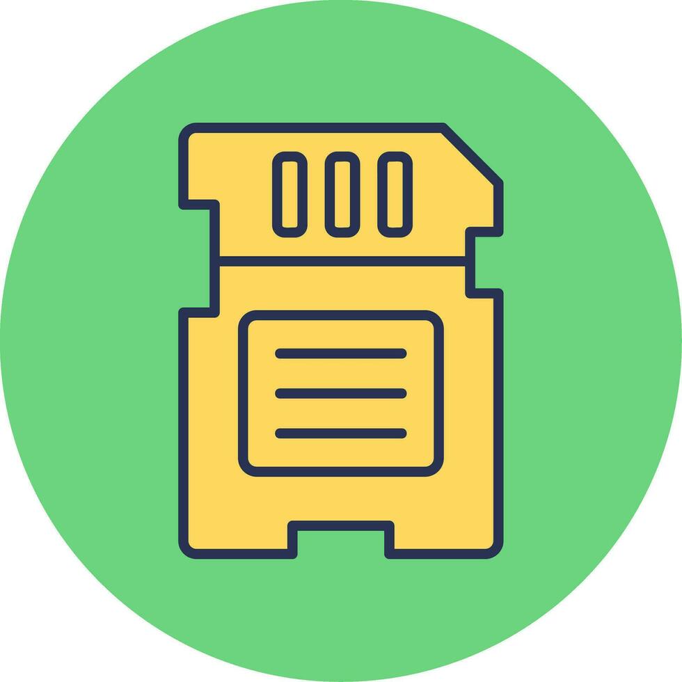 Memory Card Vector Icon