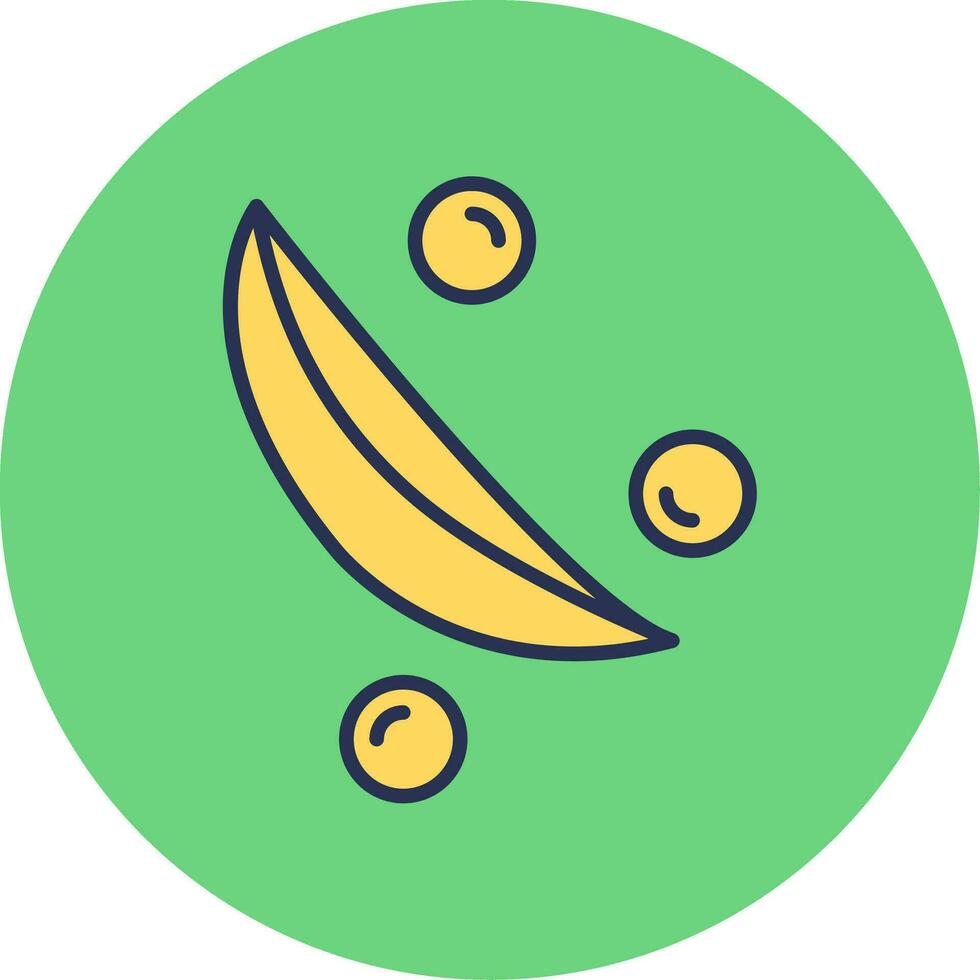 Green Peas Vector Icon