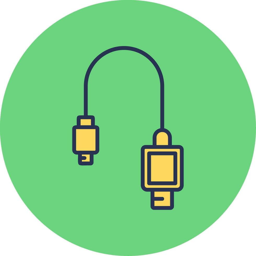 Usb Cable Vector Icon