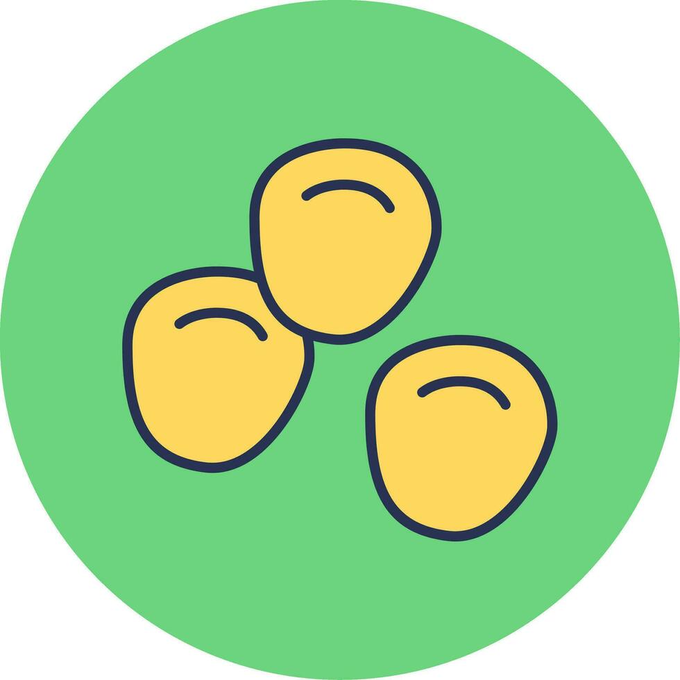 garbanzos vector icono