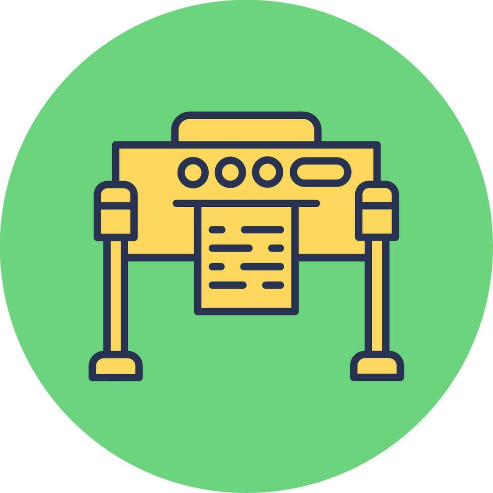 Plotter Vector Icon