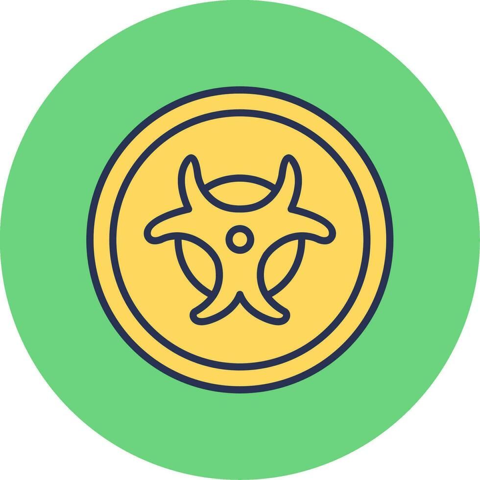 Biohazard Sign Vector Icon