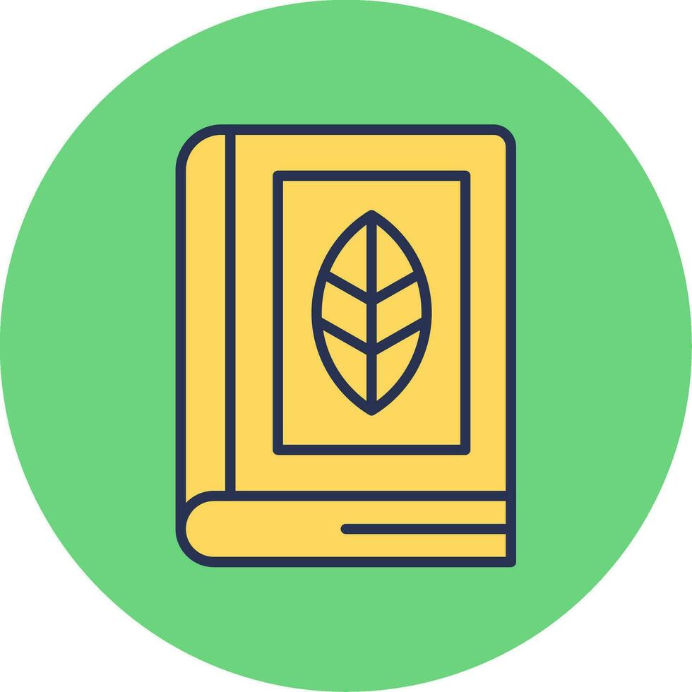 Biology Book Vector Icon