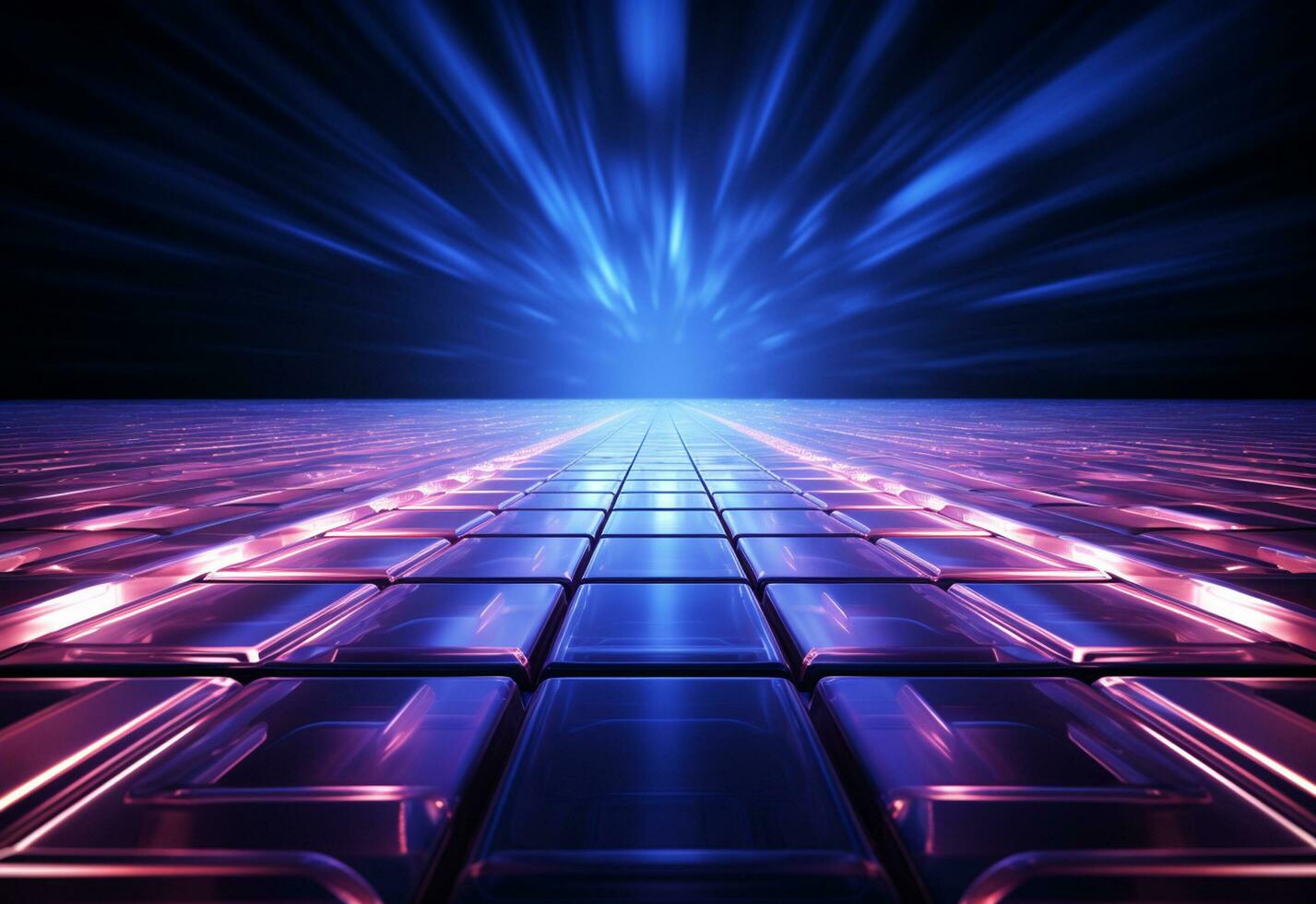 Ai Generated Neon illuminated futuristic backdrop realistic image, ultra hd, high design very detailed photo