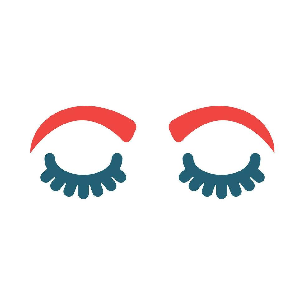 Eyebrow Vector Glyph Two Color Icon For Personal And Commercial Use.