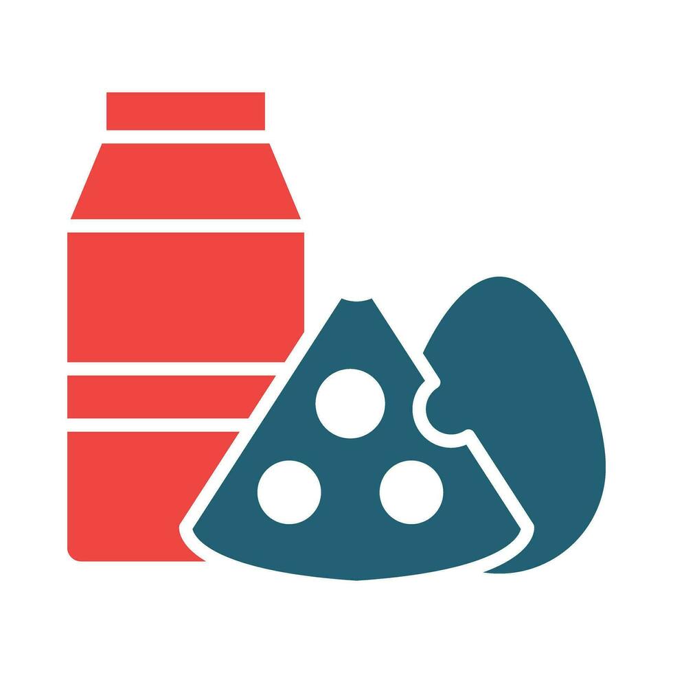 Dairy Products Vector Glyph Two Color Icon For Personal And Commercial Use.
