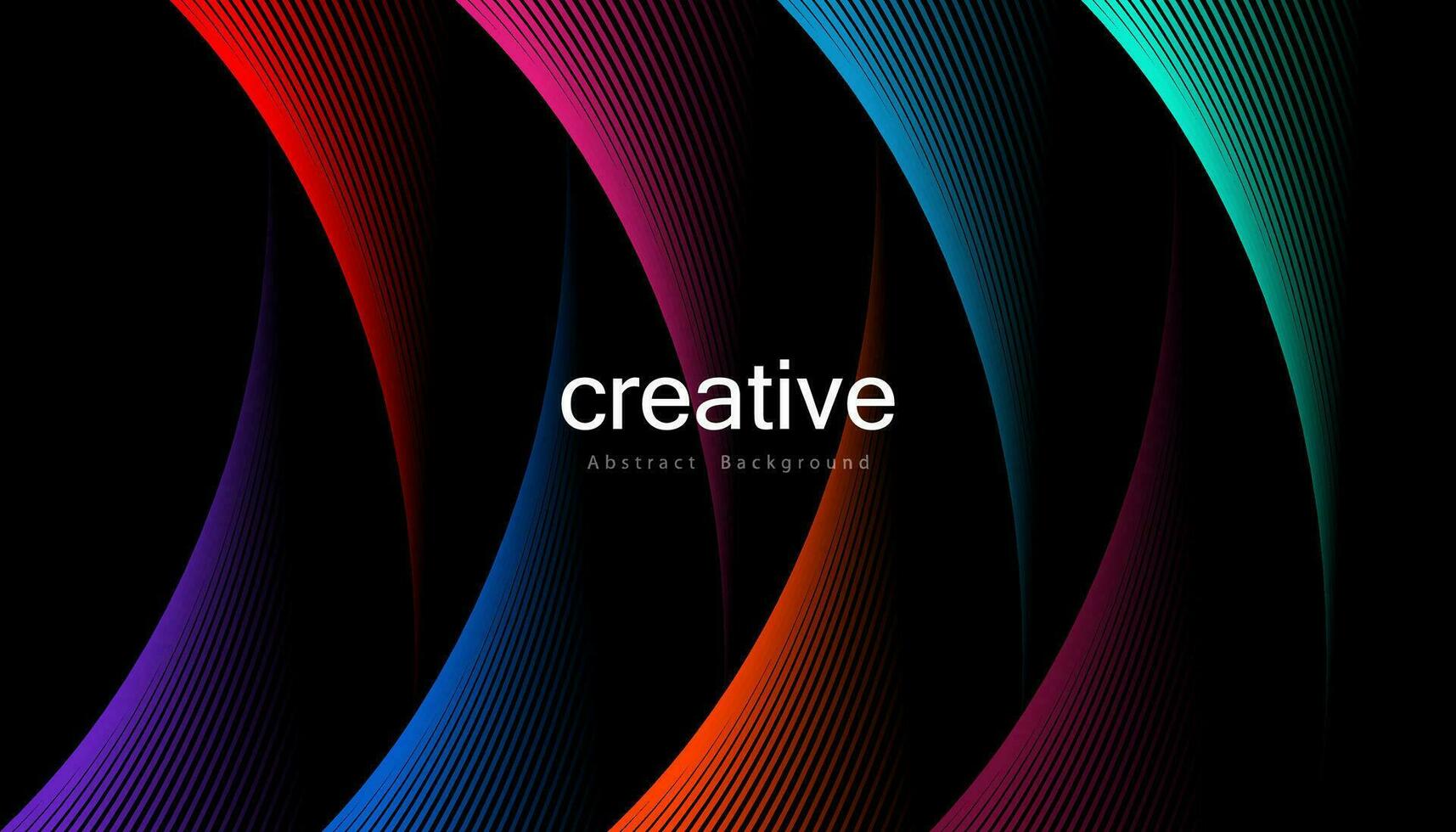 Abstract colorful wave line vector background. Line curve modern design for your ideas, Banners, Placards, Posters. Eps10 vector template.