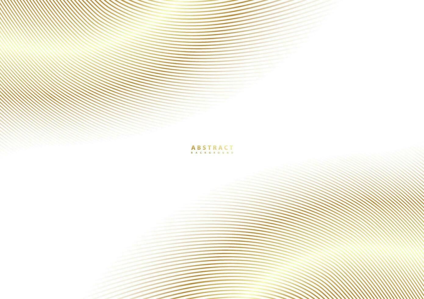 Fondo de línea de onda de lujo de oro abstracto - textura simple para su diseño. fondo degradado. decoración moderna para sitios web, carteles, pancartas, vector eps10