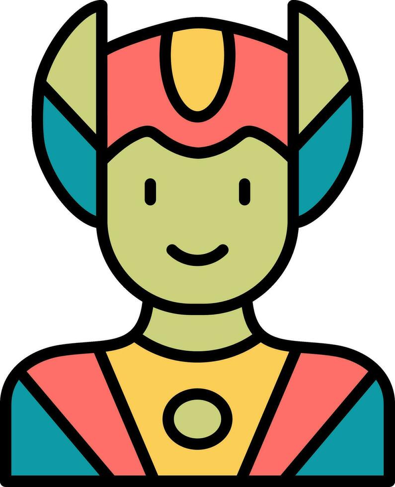 Superhero Vector Icon