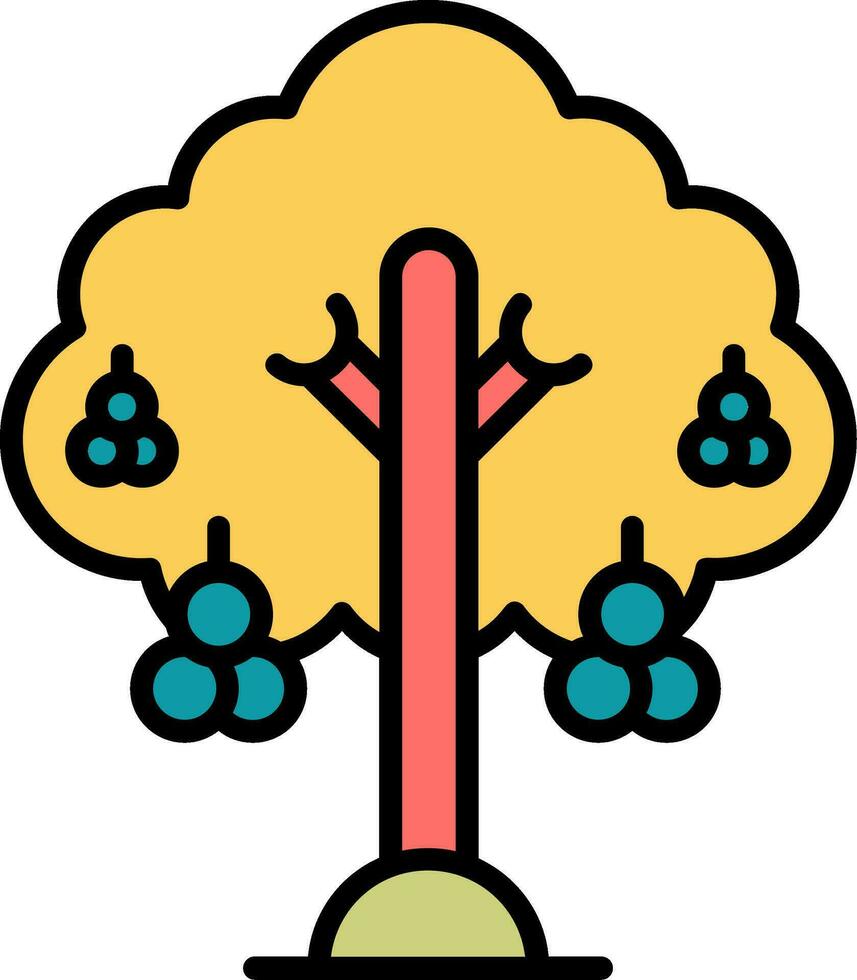 Rowan Vector Icon