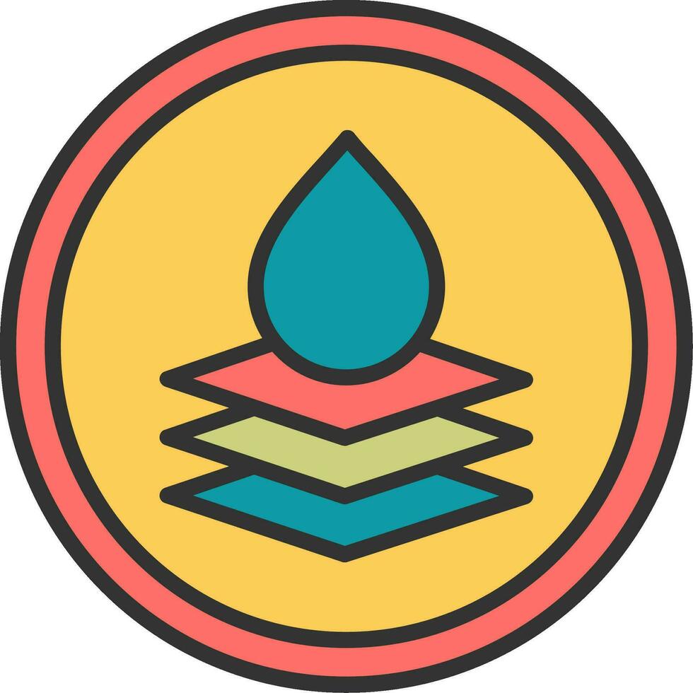 Water Resistant Vector Icon