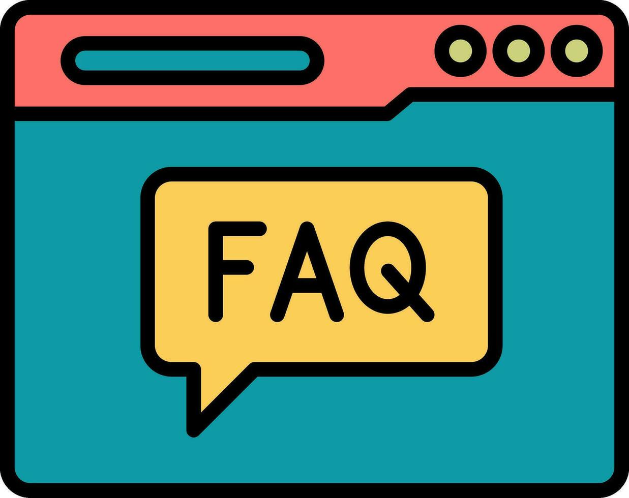 FAQ Vector Icon