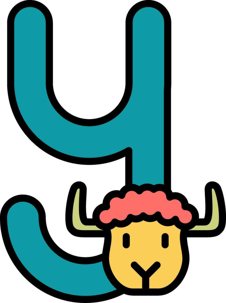 Small Y Vector Icon