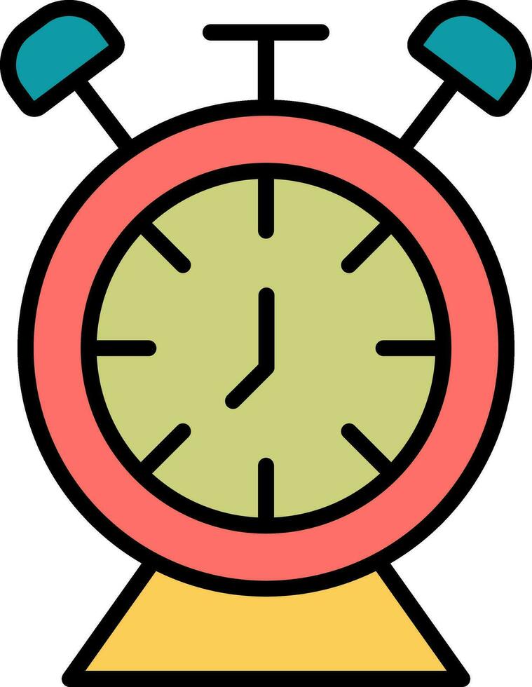 icono de vector de reloj de escritorio