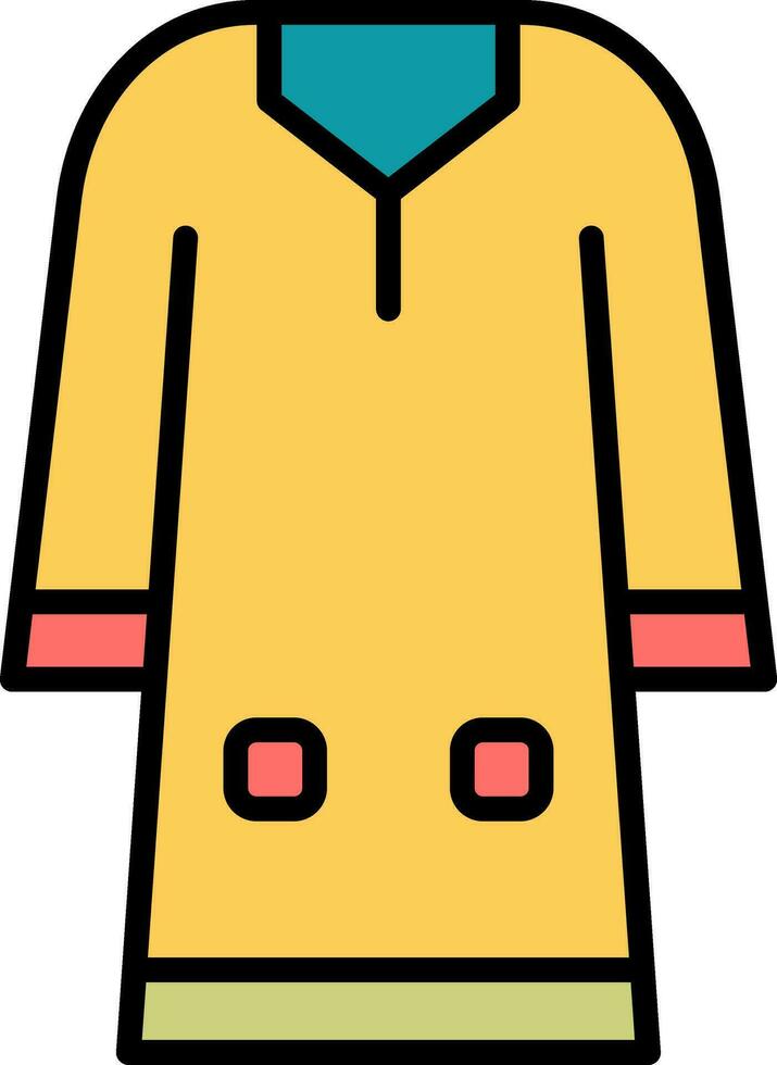 Djellaba Vector Icon
