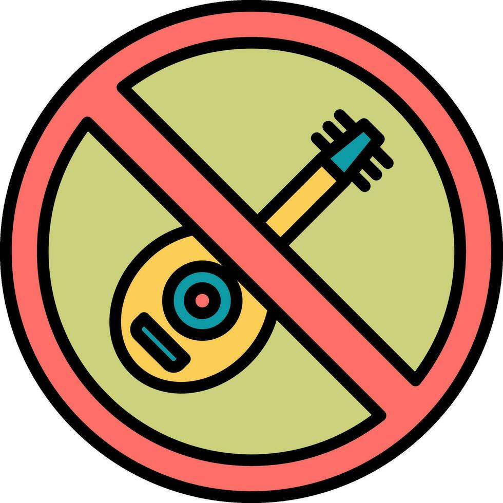 No Lute Vector Icon