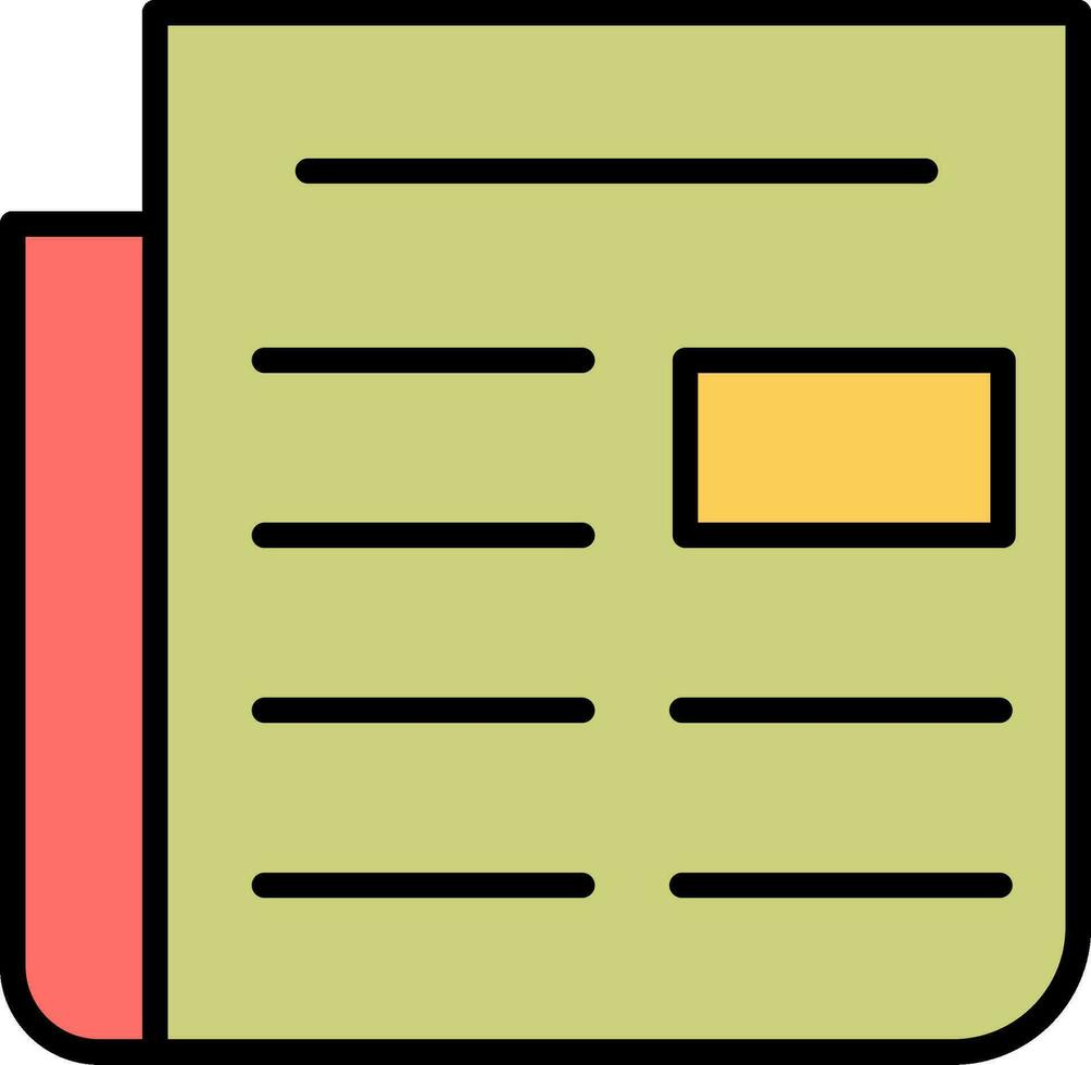 Newspaper Vector Icon