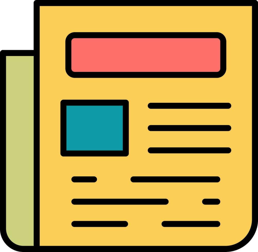 Newspaper Vector Icon