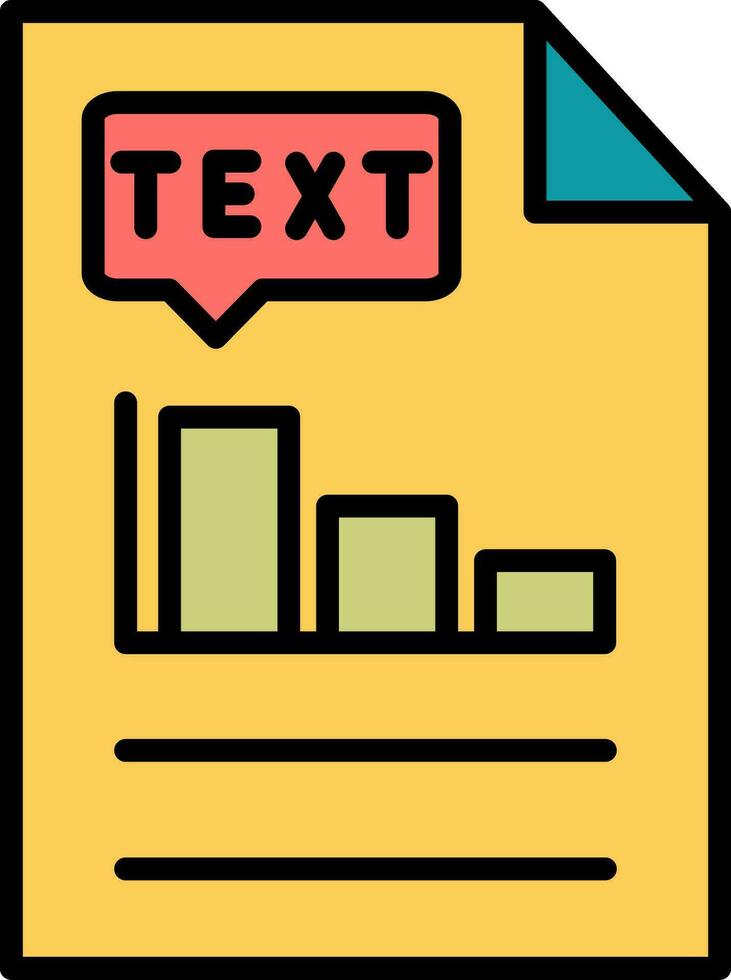 icono de vector de texto