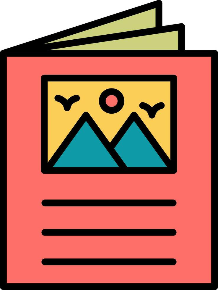 Brochure Vector Icon