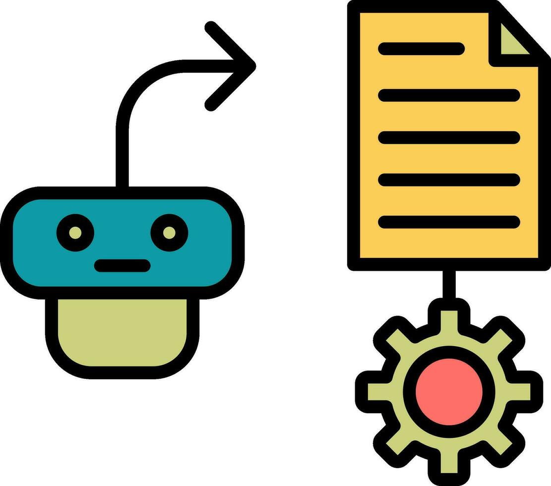 Natural Language Processing Vector Icon