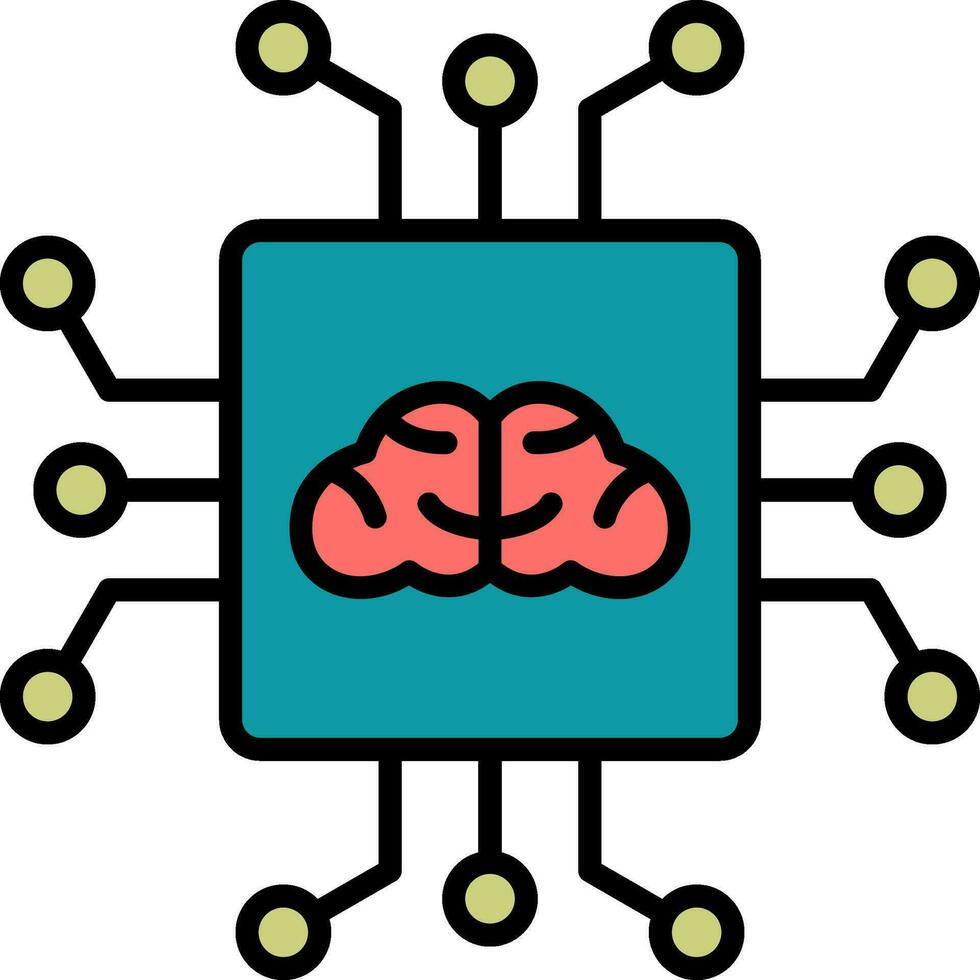 Artificial Intelligence Vector Icon