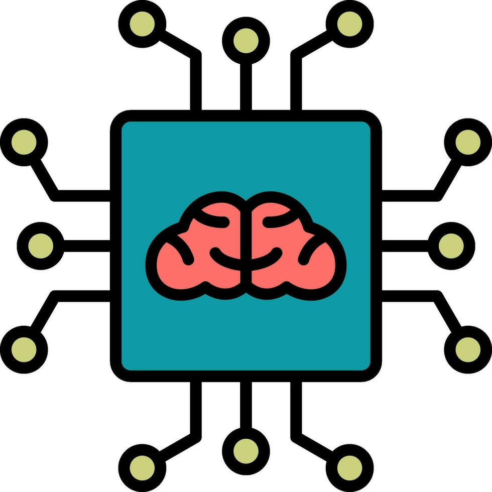 Artificial Intelligence Vector Icon